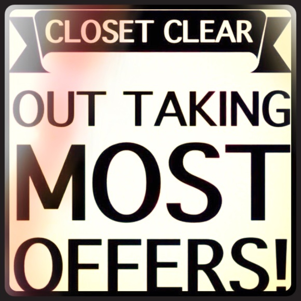 CLOSET CLEAR OUT